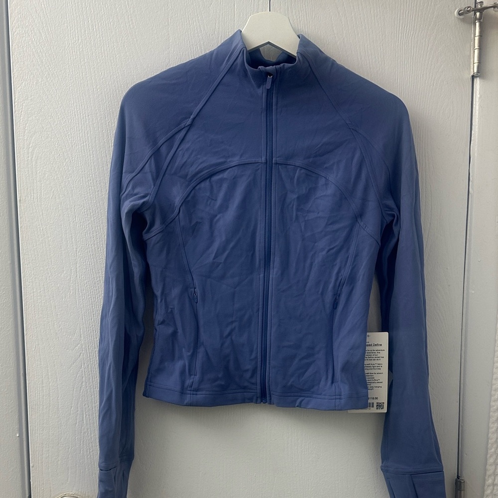 lululemon NWT Nulu Cropped Define Jacket in Water Drop - Picture 4 of 5